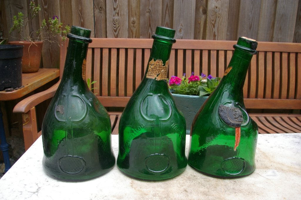 oude armagnac cognac flessen, Antiek en Kunst, Ophalen of Verzenden