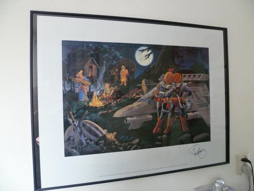 SUSKE EN WISKE MILLENIUMPOSTER UIT 2000 MET CERTIFICAAT, Boeken, Stripboeken, Zo goed als nieuw, Eén stripboek, Ophalen of Verzenden