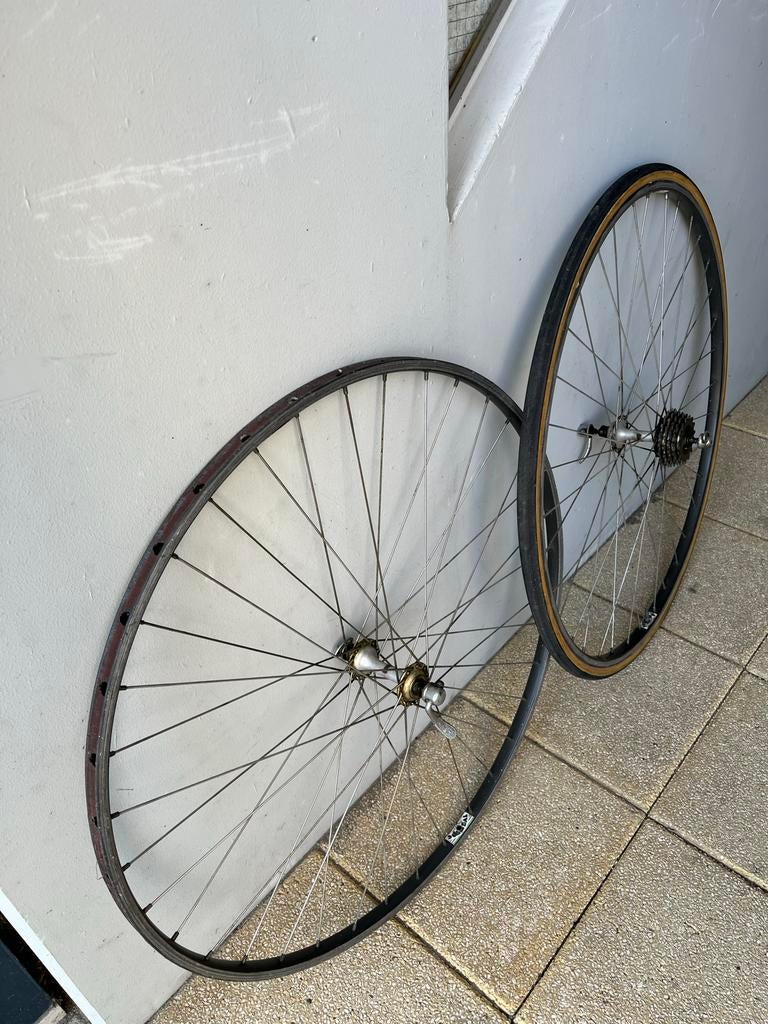 Vintage Campagnolo Record Wielset - Nisi Velgen Jaren '80, Wiel, Ophalen of Verzenden, Zo goed als nieuw, Aluminium