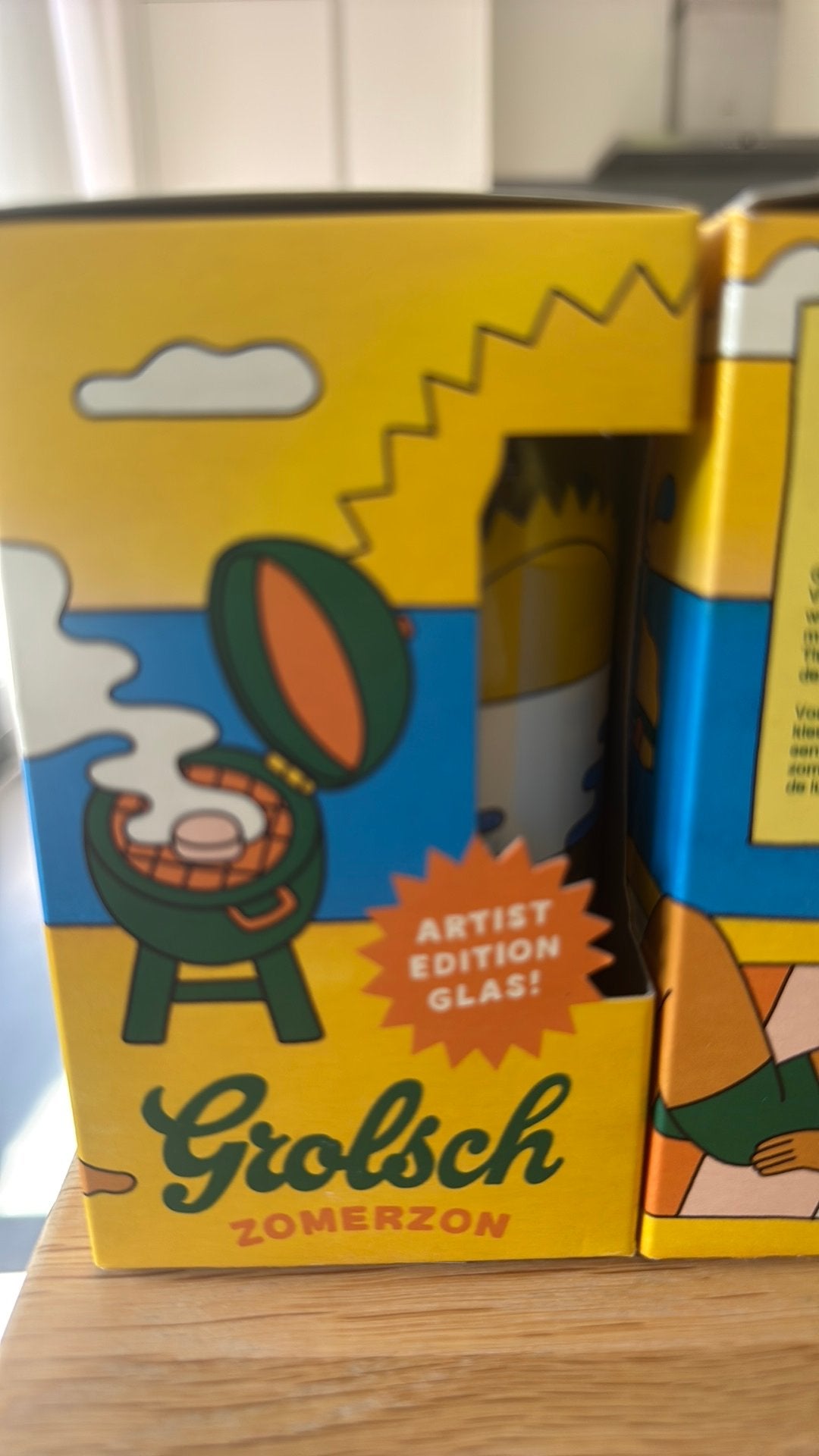 Twee keer grolsch zomerzon glazen, Ophalen, Nieuw, Kleding