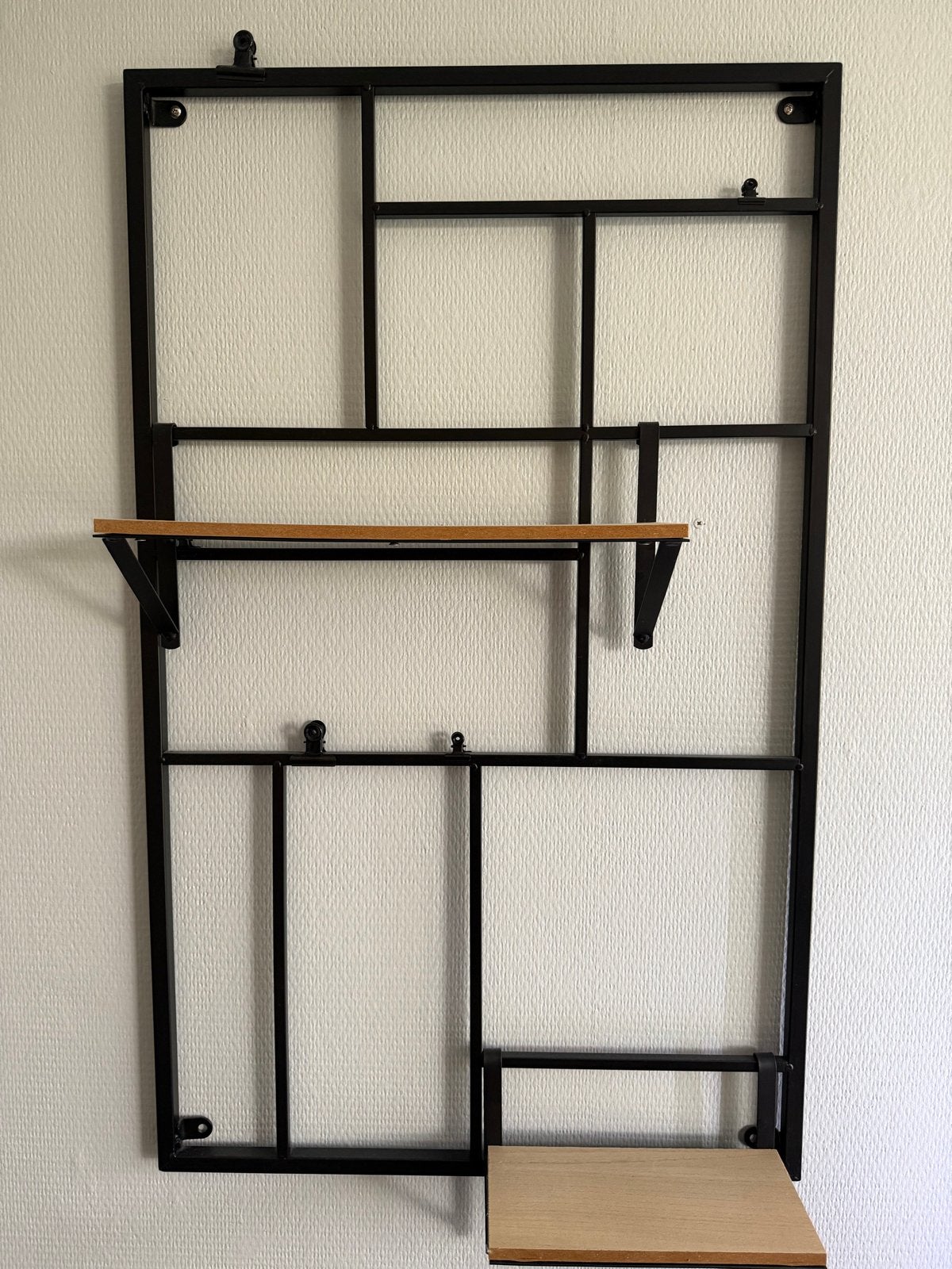 Wandrek met plankjes en klipjes - 55x90x1,5 cm, Ophalen, Gebruikt