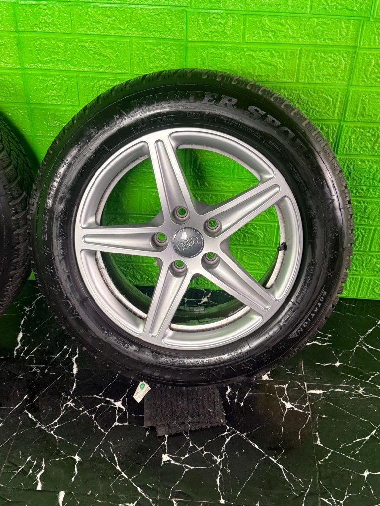 Originele Audi A4 S4 A3 A5 TT velgen 16" 5x112 winter 9mm!, Niet ingevuld, Gebruikt, 16 inch, Banden en Velgen