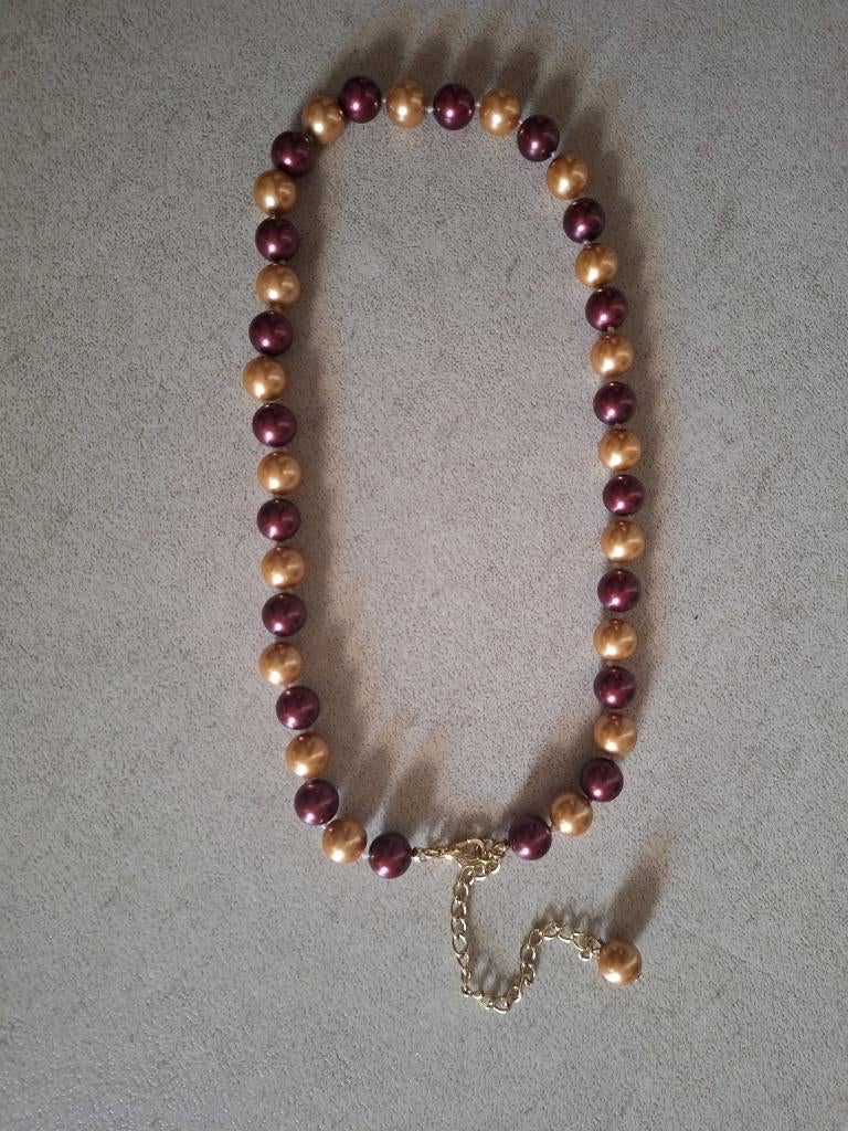 Ketting glasparel Napier, Sieraden, Tassen en Uiterlijk, Overige materialen, Verzenden, Goud, Verstelbaar