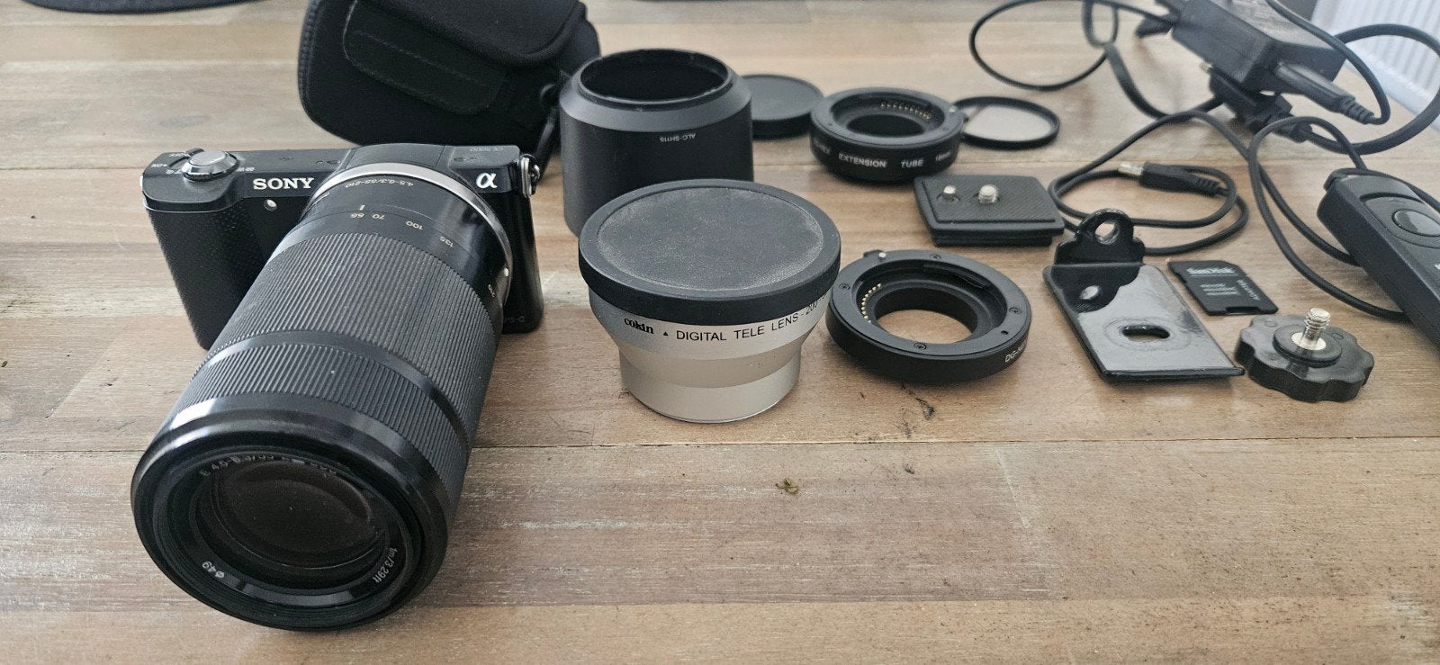 Sony Alpha A5000 met 55-210mm lens en accessoires, Audio, Tv en Foto, Fotocamera's Digitaal, Gebruikt, Compact, Ophalen of Verzenden