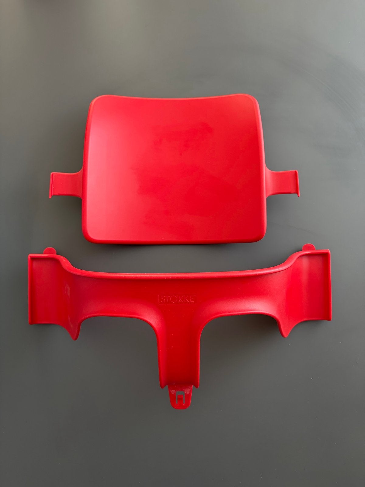 Stokke Tripp Trapp Babyset Rood, Ophalen, Zo goed als nieuw, Meegroeistoel, Aanschuifbaar