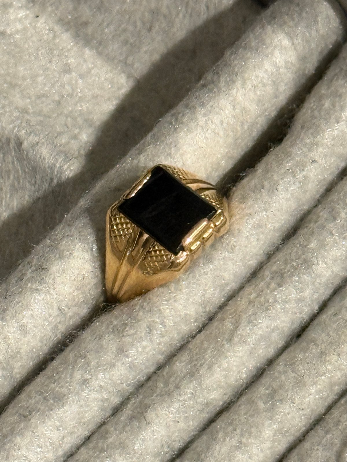Echt gouden zegelring maat 17, Sieraden, Tassen en Uiterlijk, Ophalen, Zo goed als nieuw, 17 tot 18, Dame