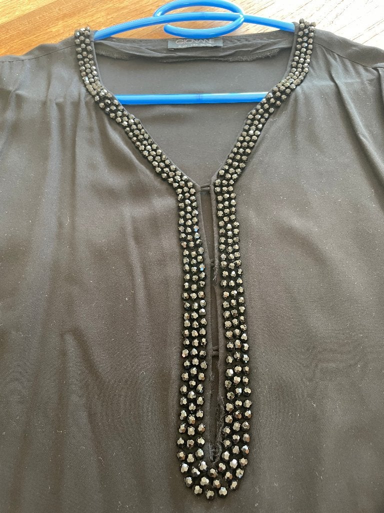 Blouse Giovane maat 40, Maat 38/40 (M), Zwart, Ophalen of Verzenden, Zo goed als nieuw