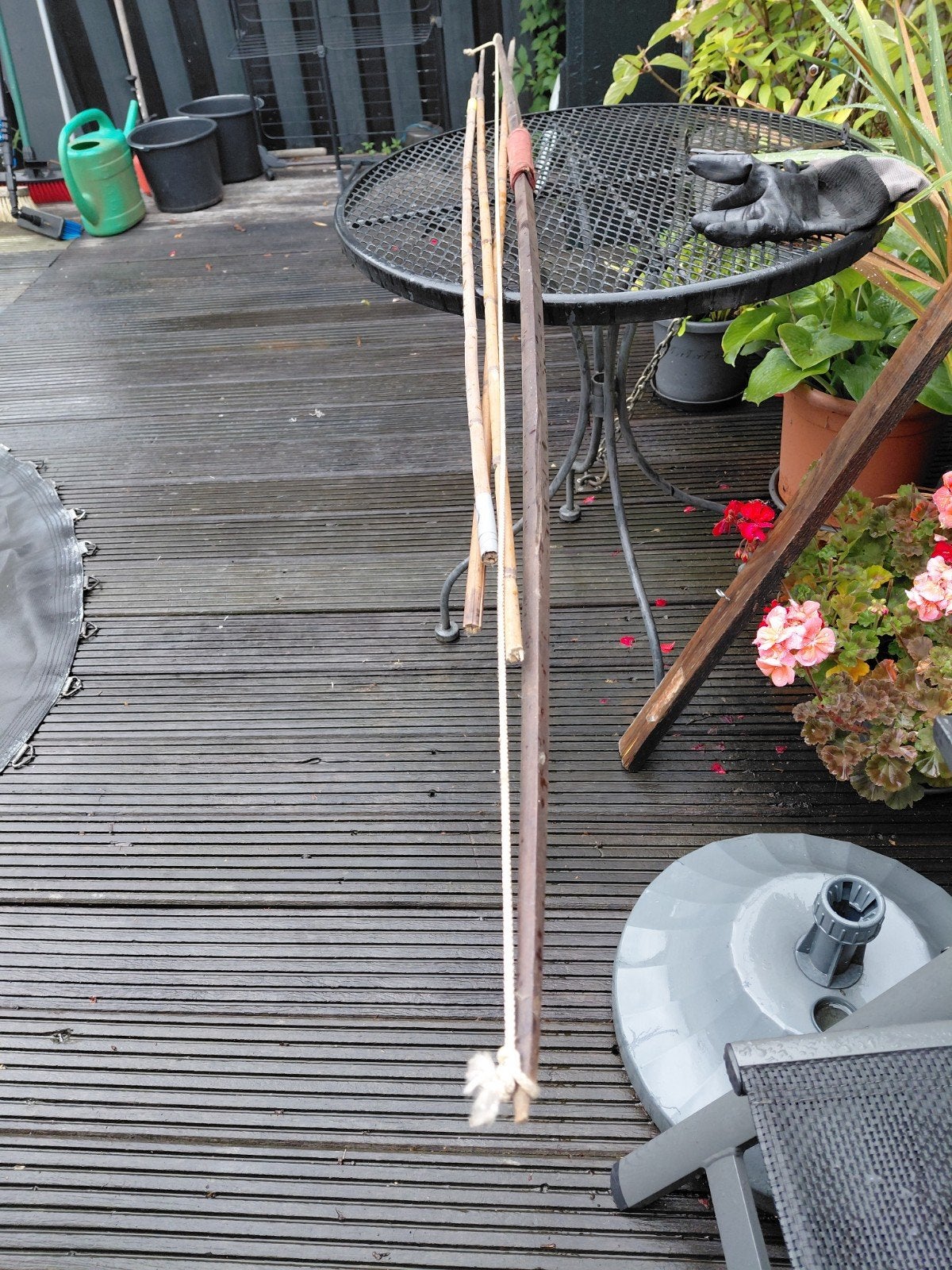 Handgemaakte Longbow met pijlen, Ophalen of Verzenden, Gebruikt, Longbow