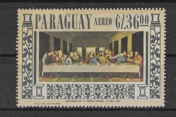 Paraguay Michel 1690 postfris  DA VINCI, Postzegels en Munten, Ophalen of Verzenden, Postfris, Zuid-Amerika