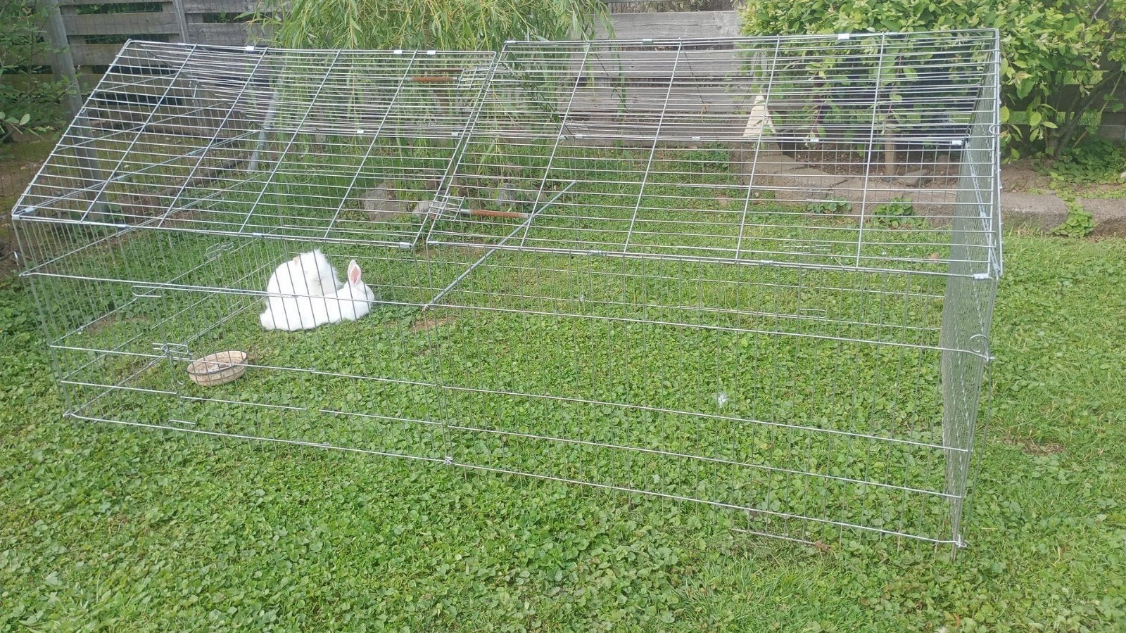 Konijnenren of kippenren, Dieren en Toebehoren, Knaagdieren en Konijnen | Hokken en Kooien, Ophalen, 110 cm of meer, Ren, 60 tot 90 cm