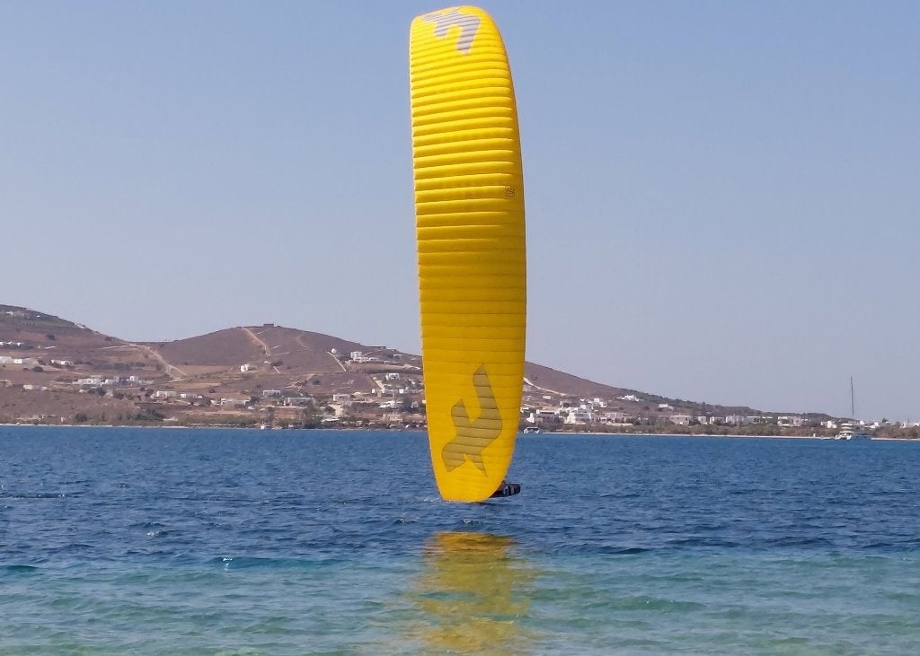 Foil kites F-One Diablo v5. 11m / 15m / 21m, 16 m² of meer, Geen board, Ophalen of Verzenden, Zo goed als nieuw