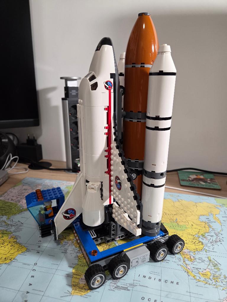 Lego Lanceerbasis 60080 (Space Shuttle), Kinderen en Baby's, Speelgoed | Duplo en Lego, City, Lego, Compleet, Ophalen of Verzenden