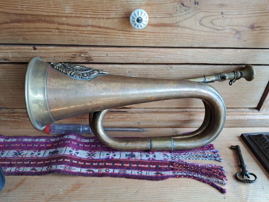 Signaal trompet., Muziek en Instrumenten, Blaasinstrumenten | Trompetten, Ophalen of Verzenden, Overige typen