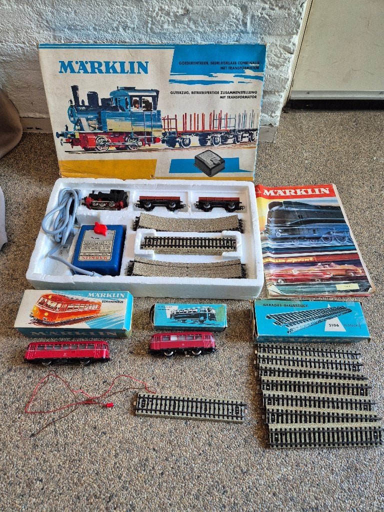 MARKLIN 0999 + 5106 + 3106+4018, Wisselstroom, Gebruikt, Overige typen, Ophalen of Verzenden