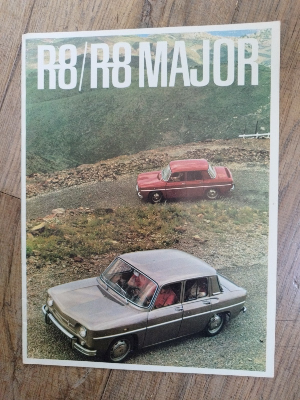 Renault R8 / R8 Major brochure uit 1964, Renault, Ophalen of Verzenden, Zo goed als nieuw, Renault