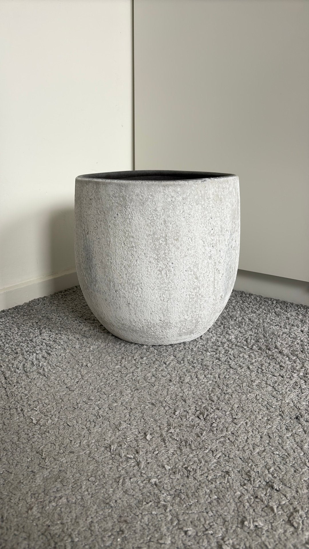 Plantenpot bloempot, Rond, Zo goed als nieuw, Minder dan 40 cm, Aardewerk