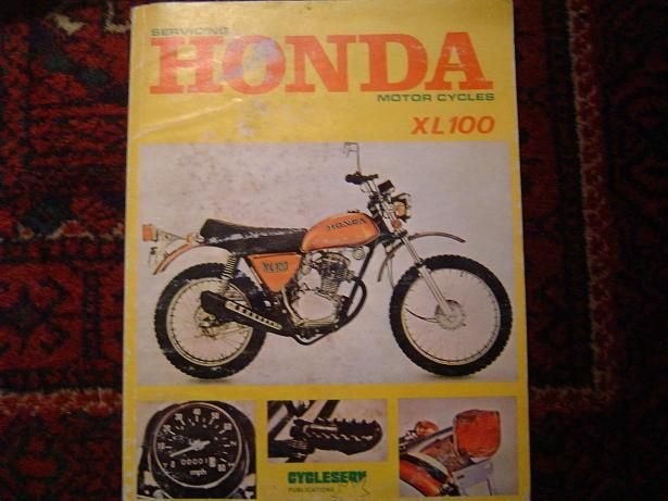 Honda XL100 motorcycle service manual werkplaatsboek XL 100, Ophalen of Verzenden, Honda