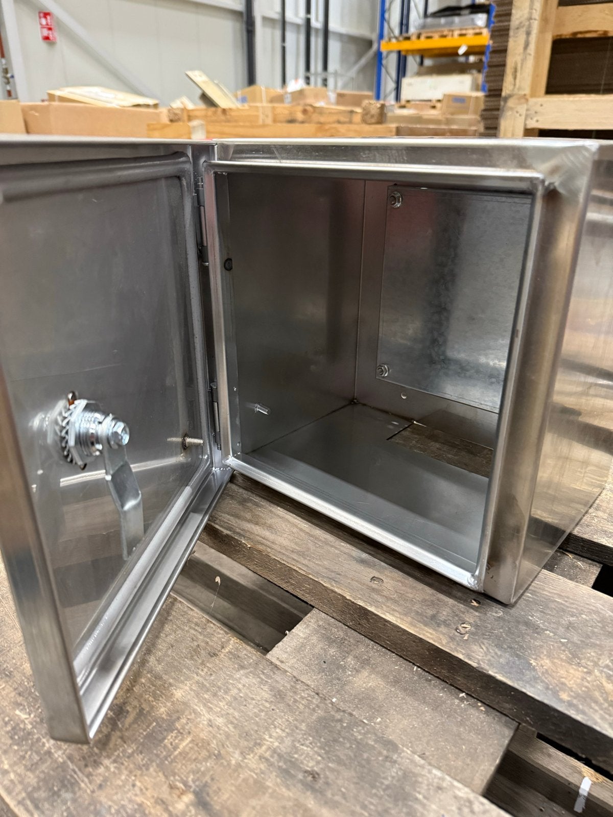 RVS Bak/Kist/Kluisje 250x200x250mm - Nieuwstaat, Minder dan 50 cm, Ophalen of Verzenden, Minder dan 40 cm, Nieuw