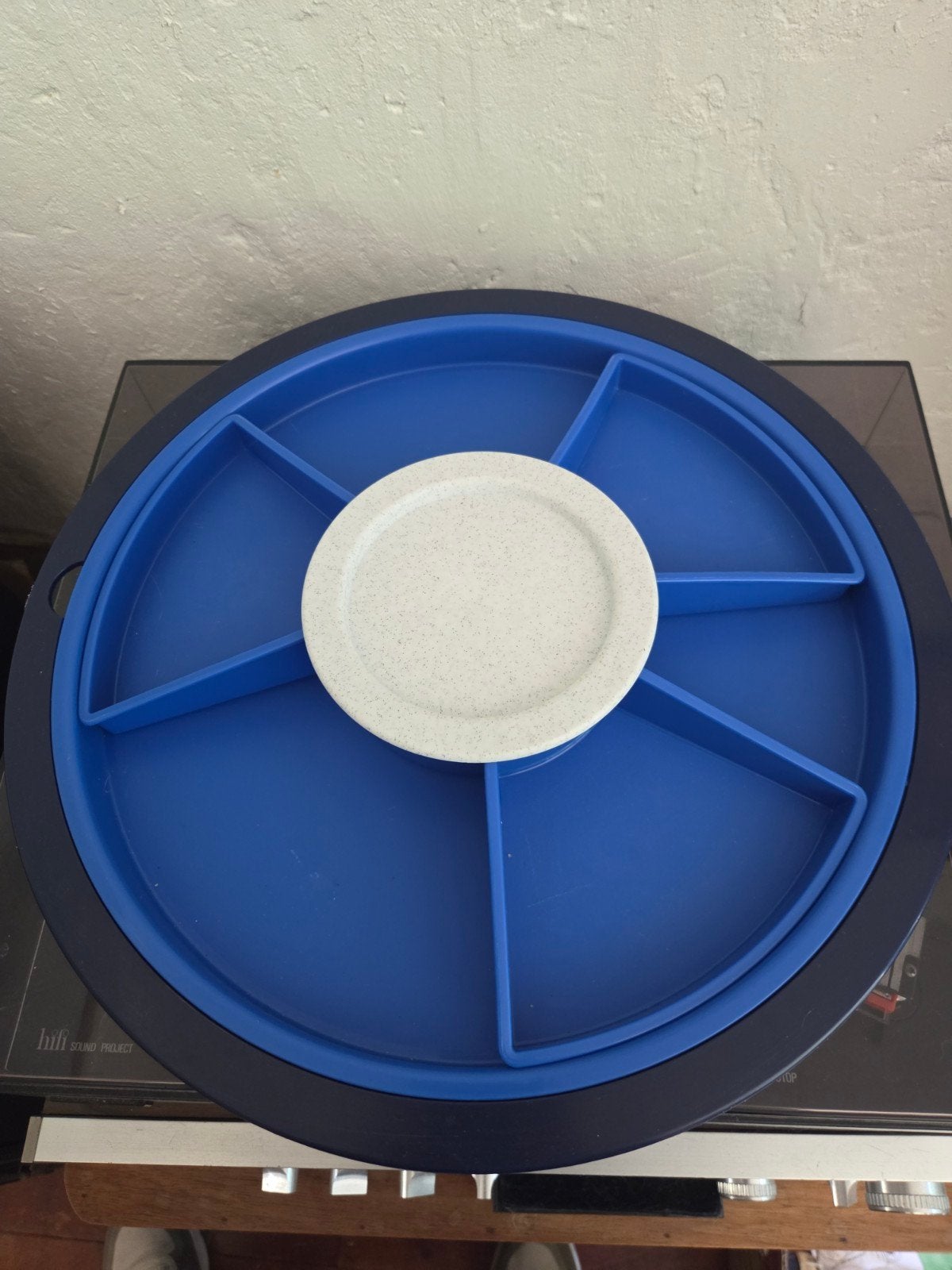 Tupperware Serving Tray Serveerschaal, Schaal, Blauw, Ophalen of Verzenden, Zo goed als nieuw