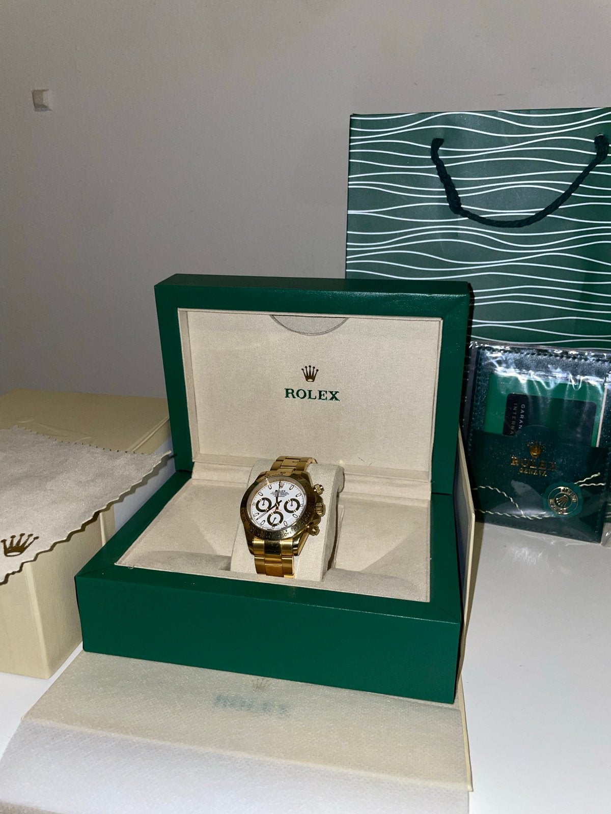 Rolex Daytona Goud - Exclusief Herenhorloge, Sieraden, Tassen en Uiterlijk, Horloges | Heren, Rolex, Polshorloge, Ophalen of Verzenden