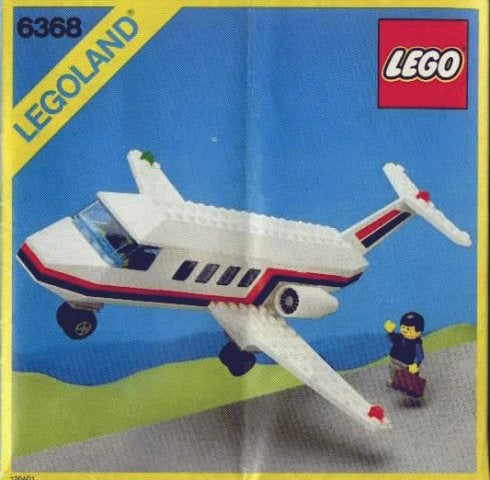 Lego Jet Airliner Instructie Boekje 6368, Kinderen en Baby's, Speelgoed | Duplo en Lego, Gebruikt, Overige thema's, Lego, Overige typen