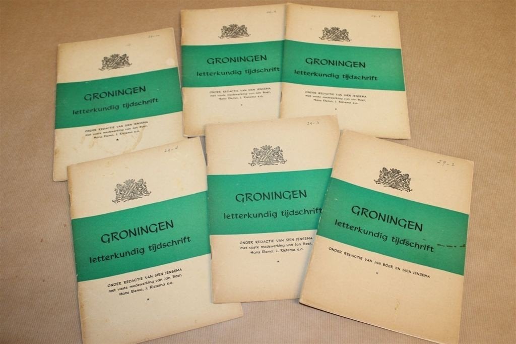 Groningen Tijdschrift 1947 — 6 Delen Groningse Literatuur, Ophalen of Verzenden, Gelezen