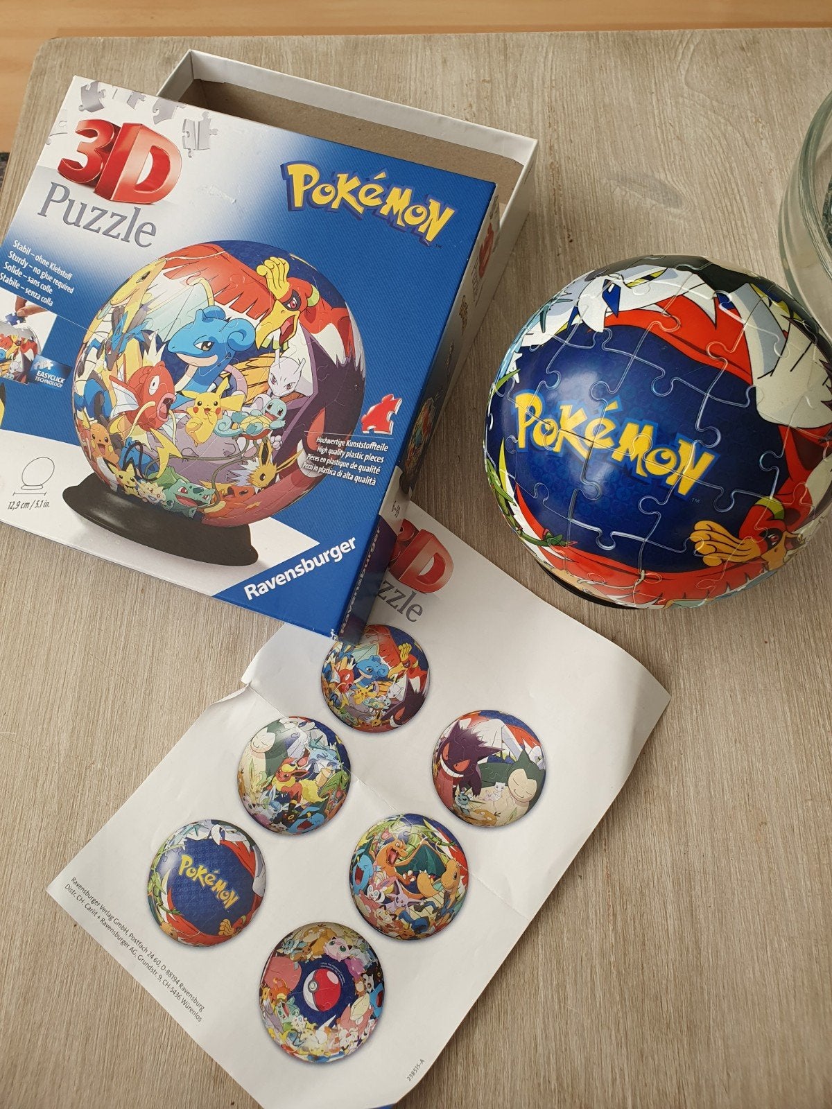 6 x 3D puzzel - Ravensburger, Ophalen of Verzenden, Minder dan 500 stukjes, Zo goed als nieuw, Rubik's of 3D-puzzel