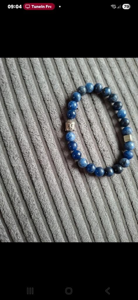 Heren armband., Sieraden, Tassen en Uiterlijk, Armbanden, Ophalen of Verzenden, Zo goed als nieuw, Zilver