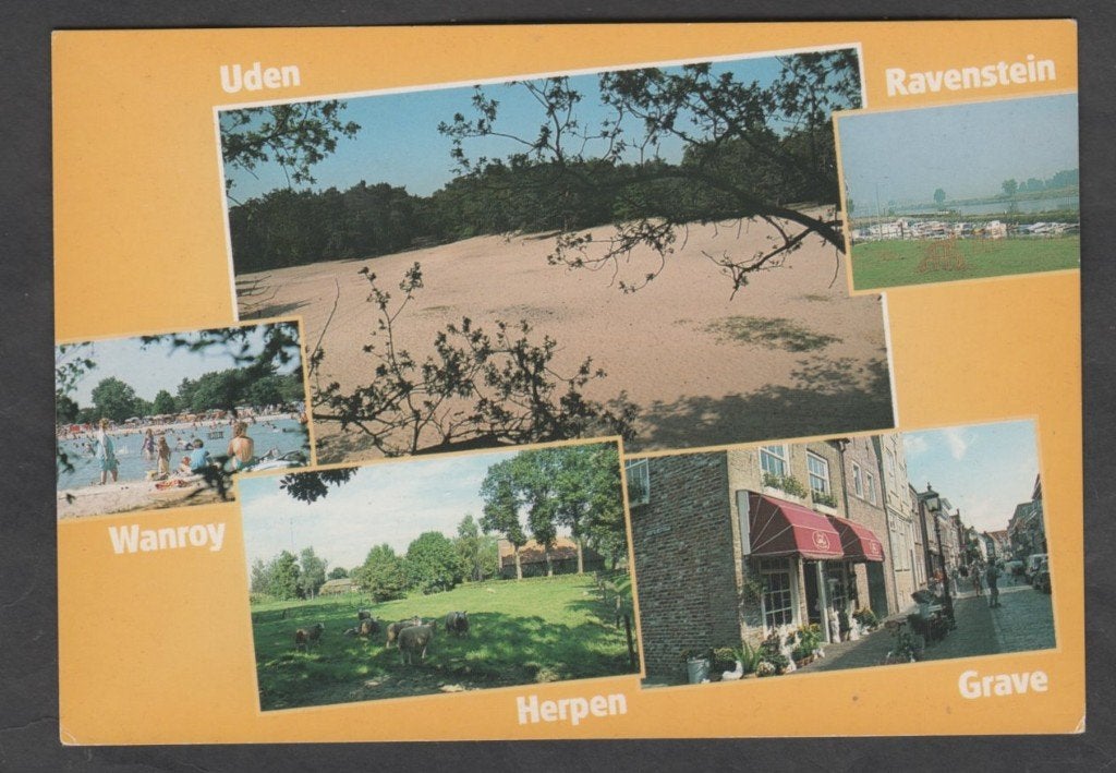Uden Ravenstein Wanroy Herpen Grave Ongelopen, Verzenden, 1980 tot heden, Ongelopen, Noord-Brabant