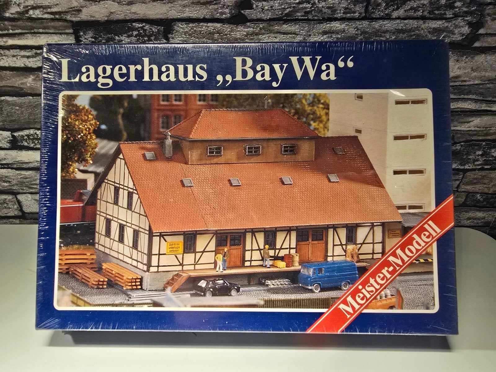 Opslagloods Lager BayWa bouwpakket n spoor trein 1:160, Overige merken, Gelijkstroom of Wisselstroom, Brug, Tunnel of Gebouw, Nieuw