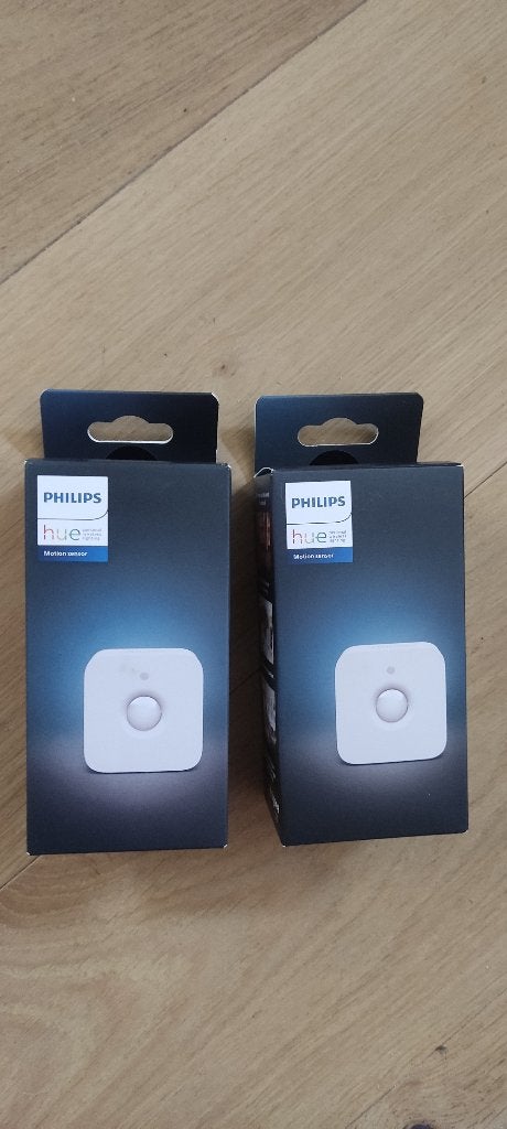 2x Philips Hue bewegingssensor in ongeopende verpakking, Met sensor, Ophalen of Verzenden, Nieuw, Philips Hue