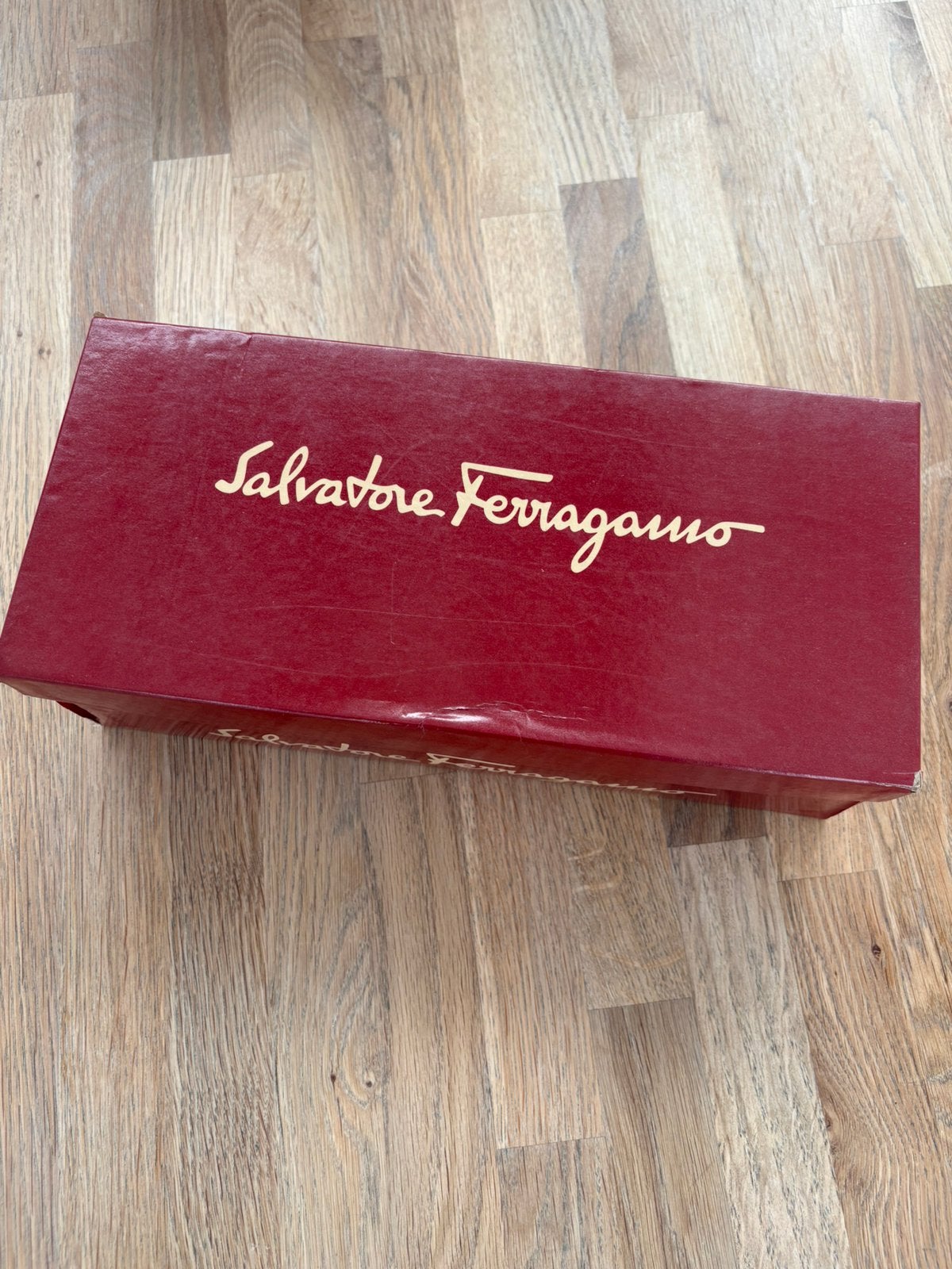 Salvatore Ferragamo vintage schoenendoos, Ophalen of Verzenden, Zo goed als nieuw, Verpakking