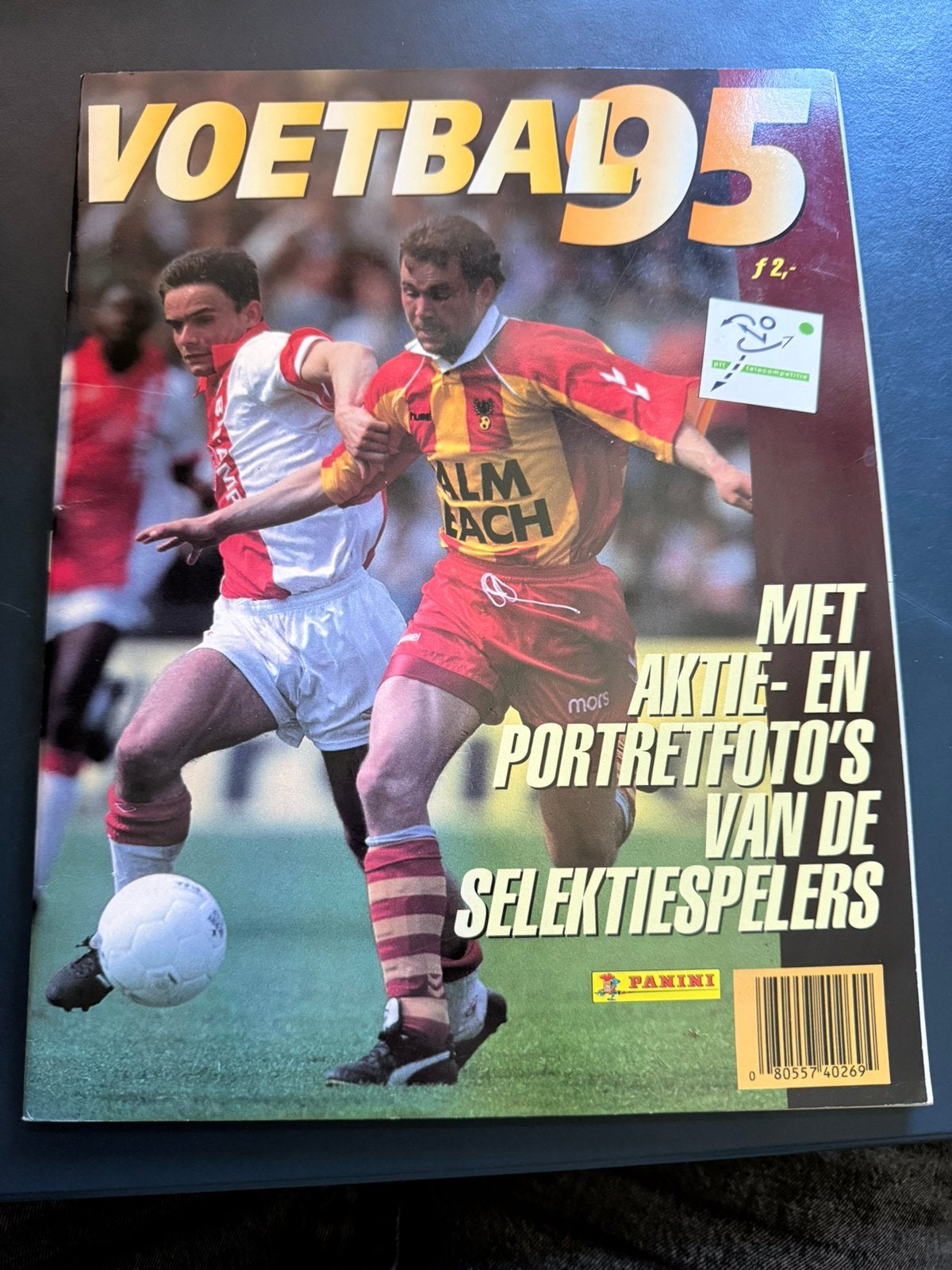Panini Voetbal 95 net album, Ophalen of Verzenden, Gebruikt, Meerdere stickers