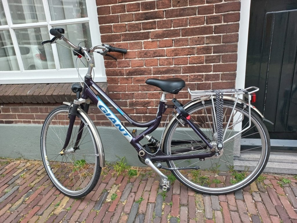 Dames fiets Giant Canberra, Fietsen en Brommers, Ophalen, Gebruikt, Velgrem, Versnellingen