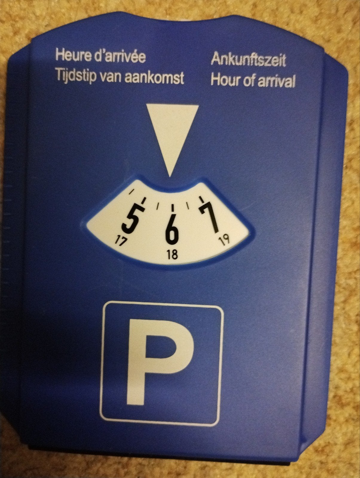 Parkeerschijf met reclame Autoschade van Eeden Cuijk, Auto diversen, Ophalen of Verzenden, Nieuw