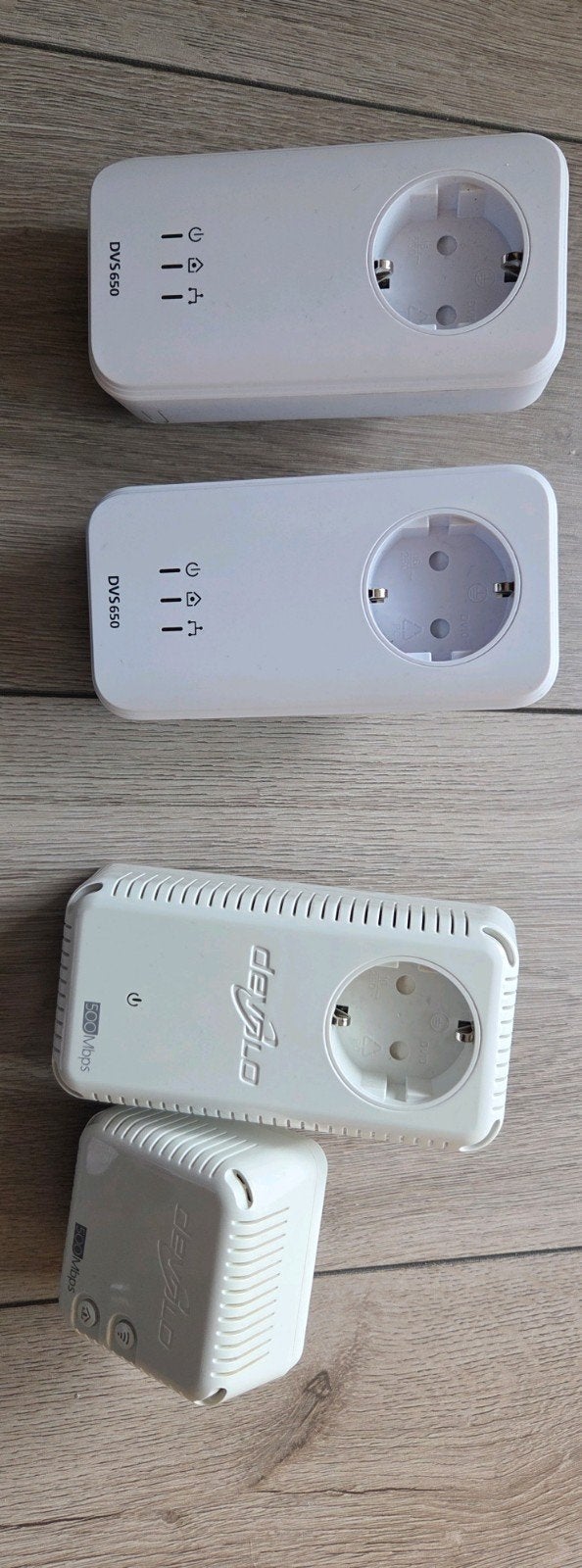Devolo Powerline Adapters: DVS 650, dLAN 500 duo+ dLAN 500, Ophalen of Verzenden, Gebruikt
