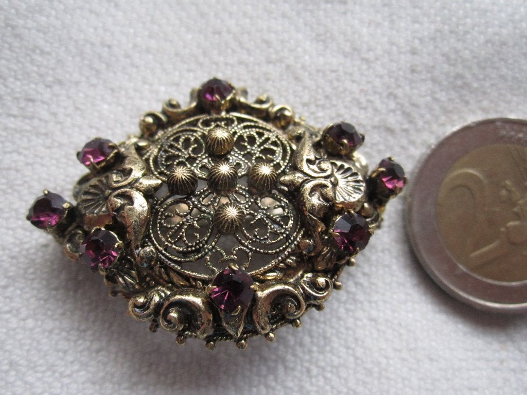 53.   Schitterende oude broche,, Sieraden, Tassen en Uiterlijk, Antieke sieraden, Ophalen, Overige materialen, Broche