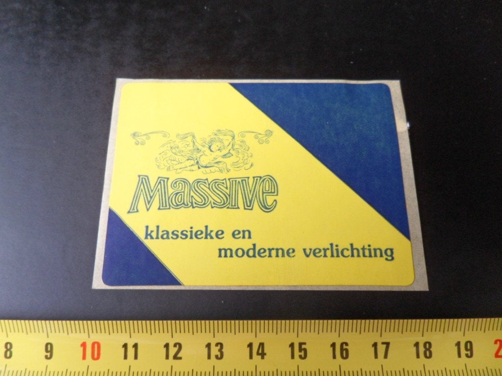 sticker MASSIVE Klassieke en moderne verlichting, Ophalen, Zo goed als nieuw