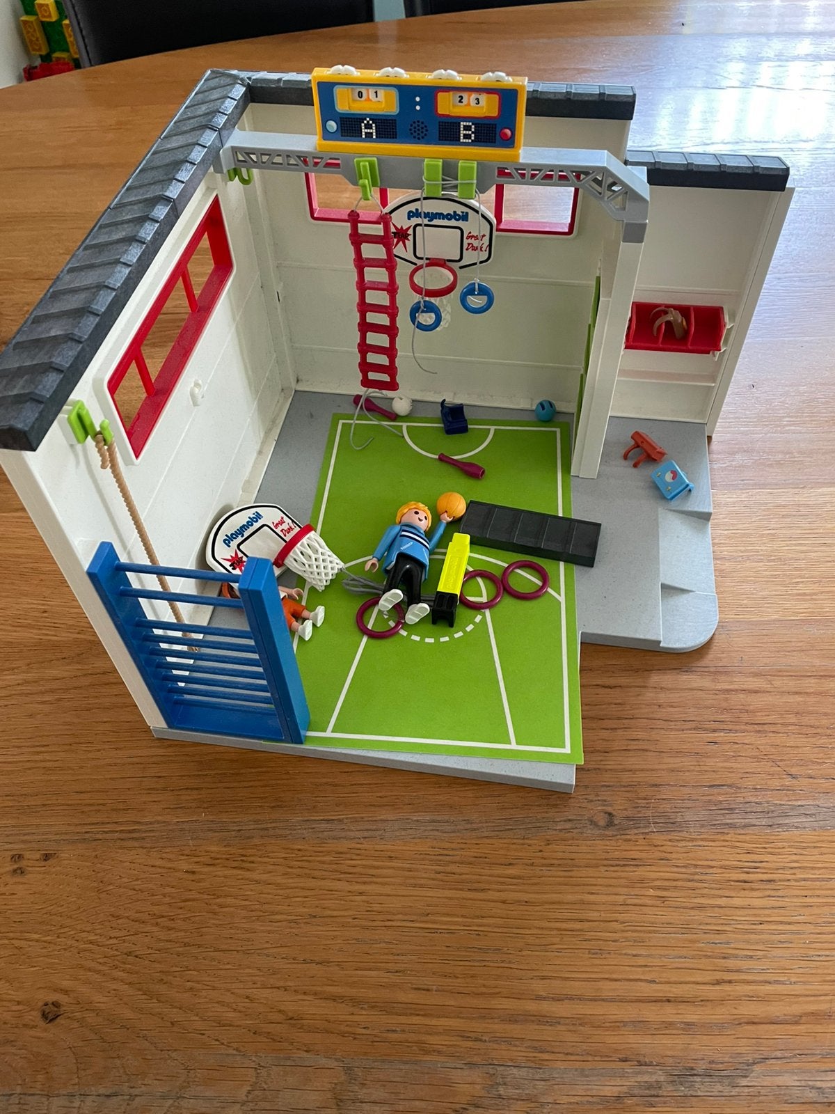 Playmobil City life sportlokaal 9454, Ophalen of Verzenden, Gebruikt, Gebouw