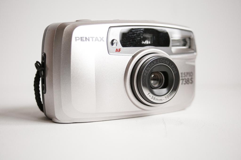 Pentax Espio 738s 35mm Film Analoge Camera, Ophalen of Verzenden, Gebruikt, Compact, Pentax