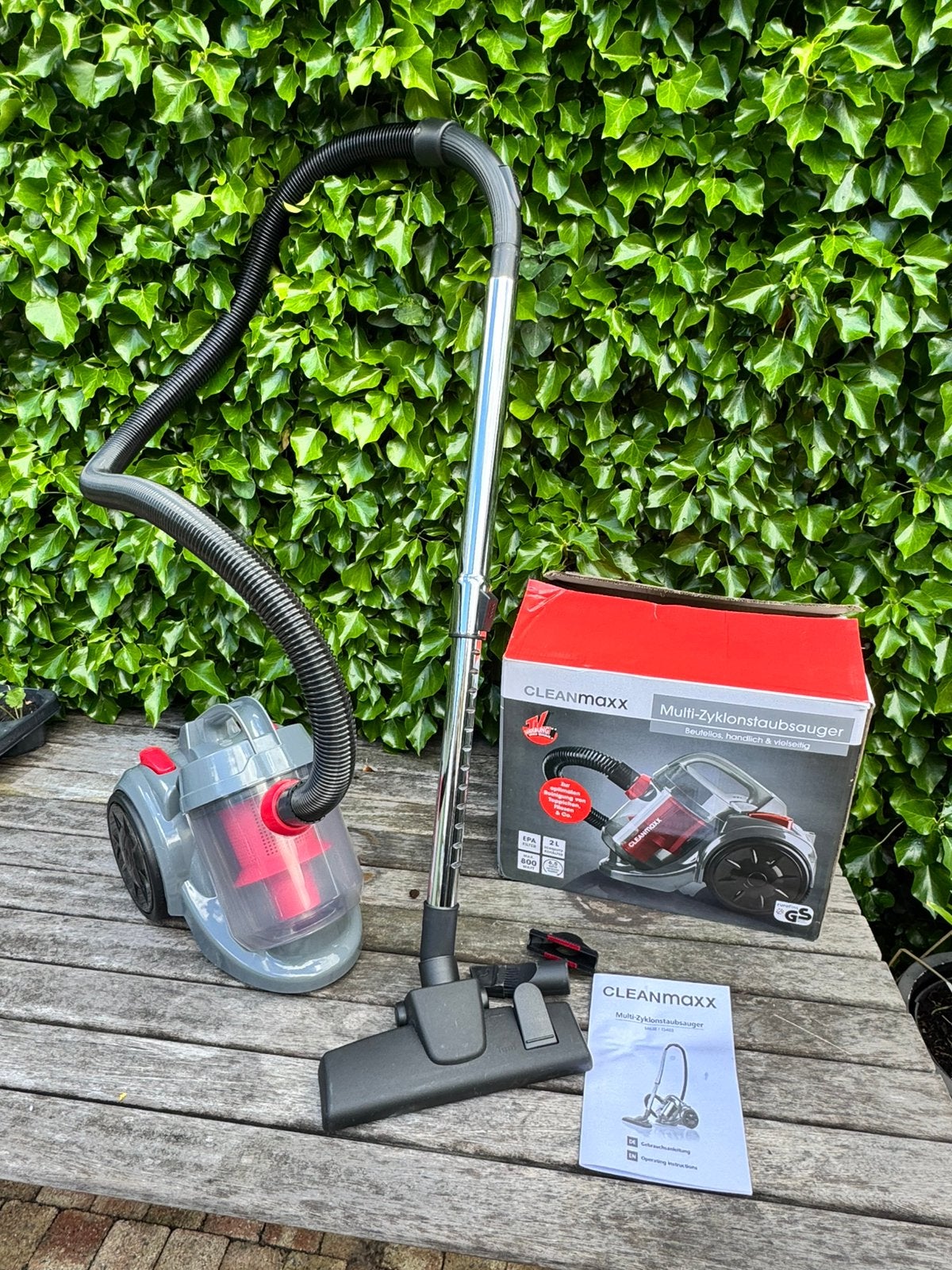Cleanmaxx stofzuiger, zonder zak, Overige merken, Geschikt voor harde vloeren, Overige typen, Nieuw