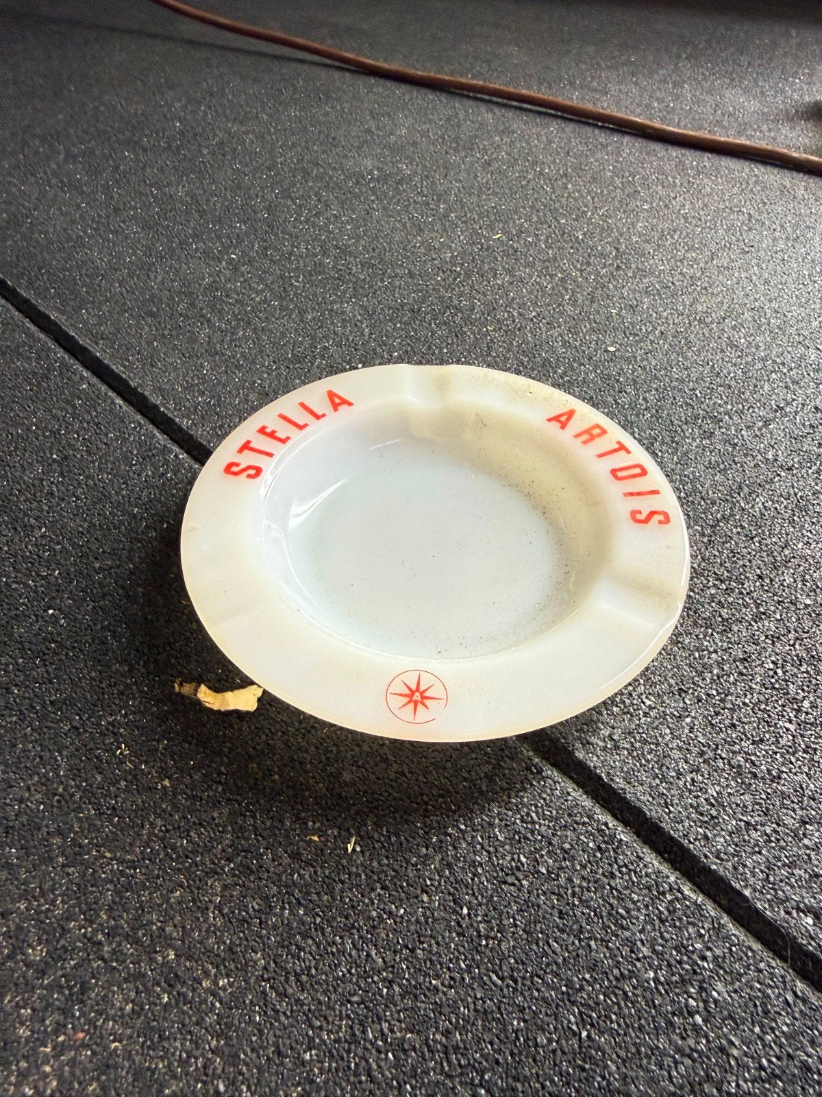 Antieke Stella Artois Asbak - Melkglas, Ophalen of Verzenden