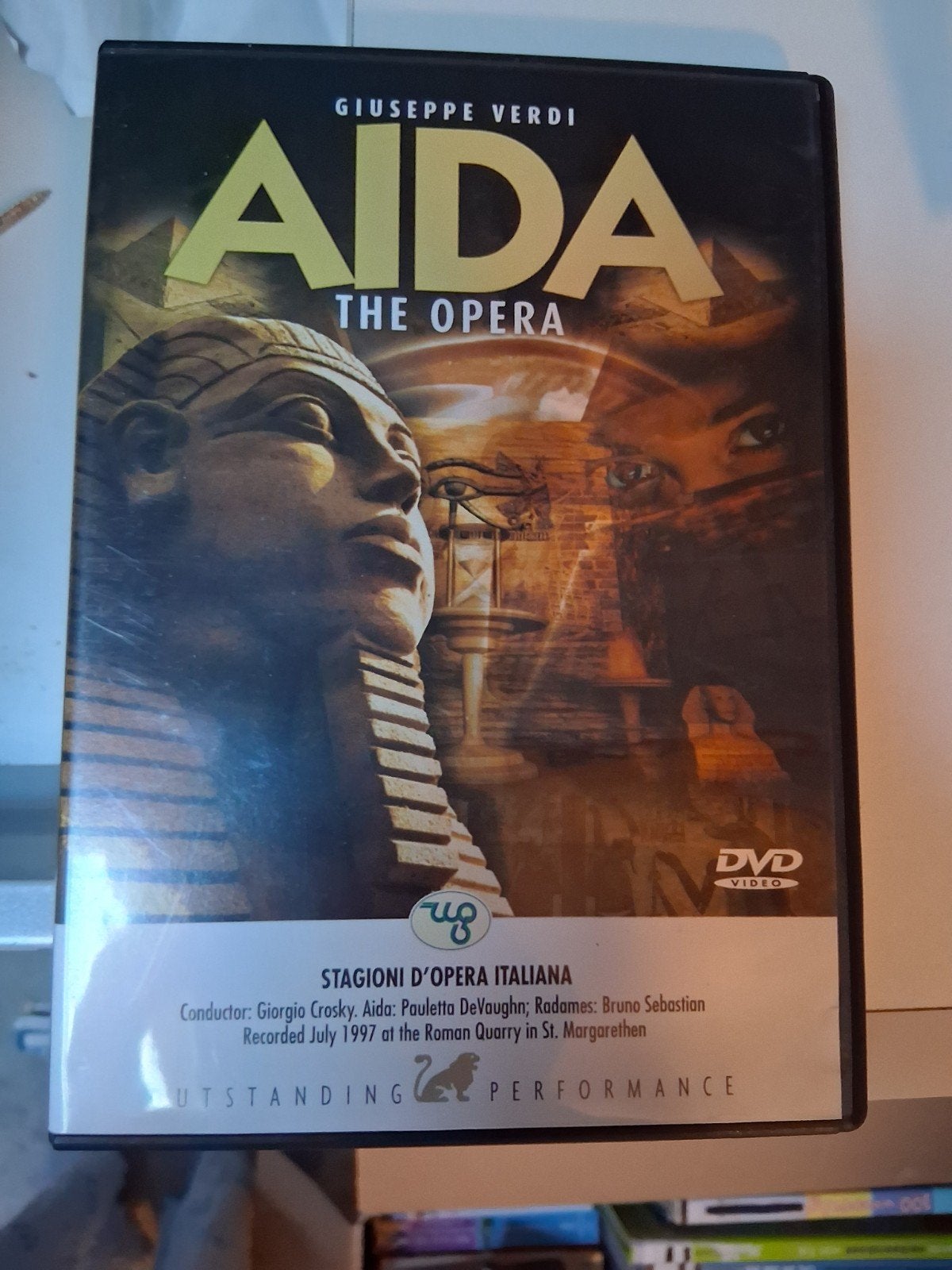 Giuseppe Verdi - Aida The Opera DVD, Alle leeftijden, Ophalen of Verzenden, Gebruikt, Concert