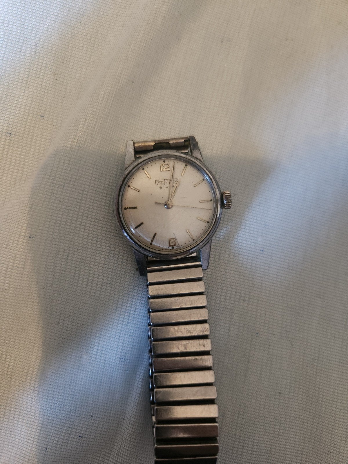 Vintage Pontiac Mechanisch Herenhorloge – Werkend, Ophalen of Verzenden