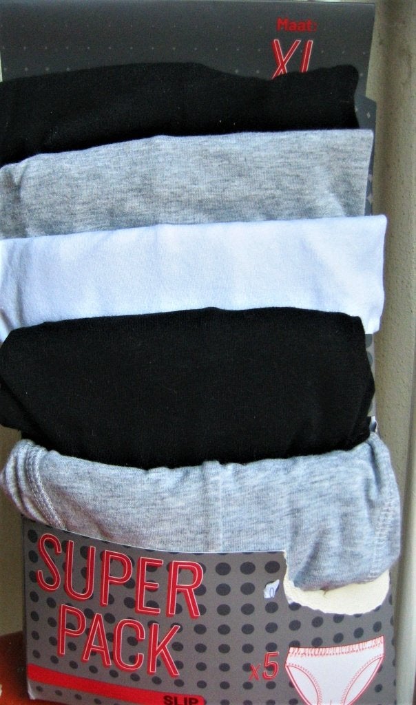 Super superpack (5 stuks) slips maat XL diverse kleurtinten, Verzenden, Overige kleuren, Slip