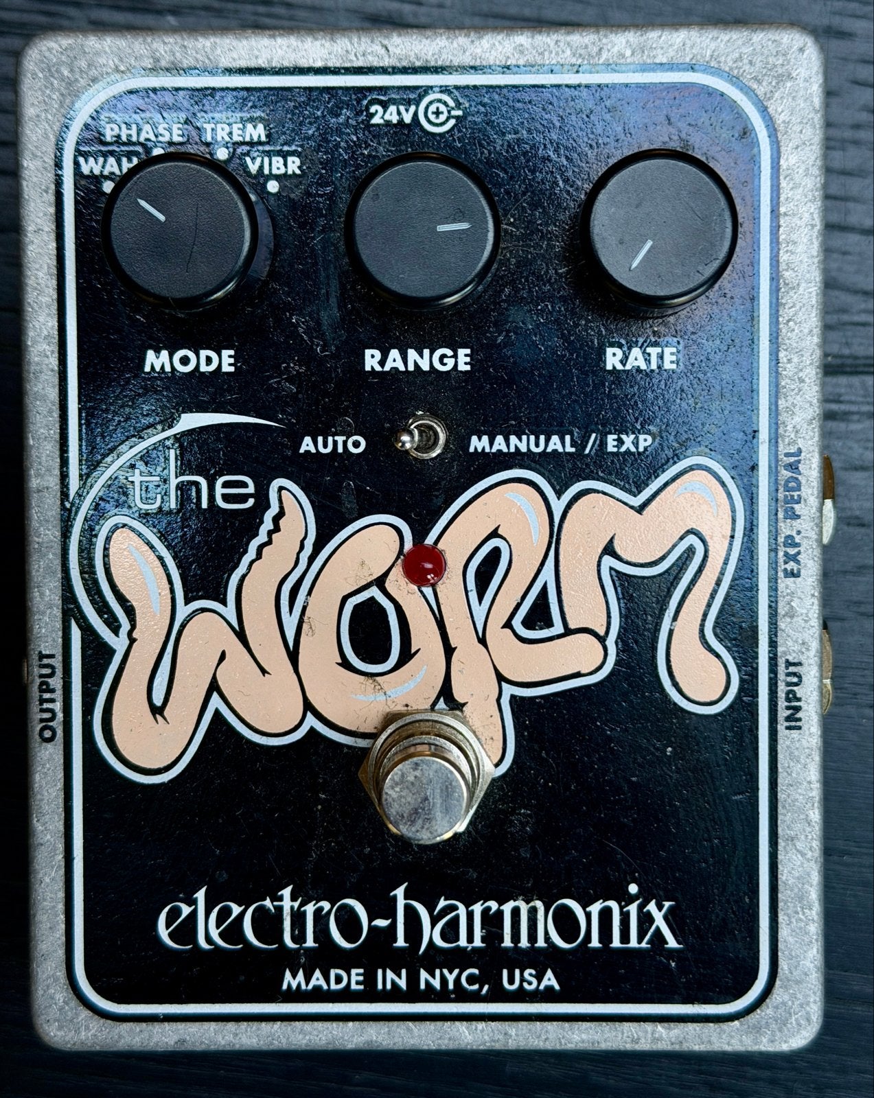 Electro-Harmonix The Worm Pedaal - Goede staat met lader, Ophalen of Verzenden, Gebruikt, Chorus