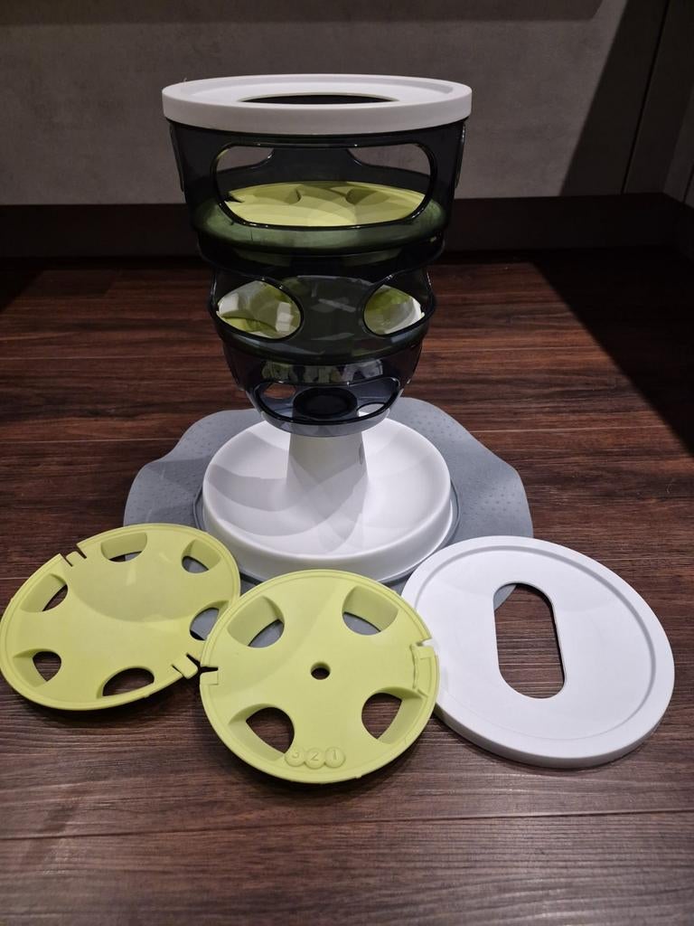 Catit design senses - interactieve katten voederbak, Ophalen of Verzenden, Gebruikt