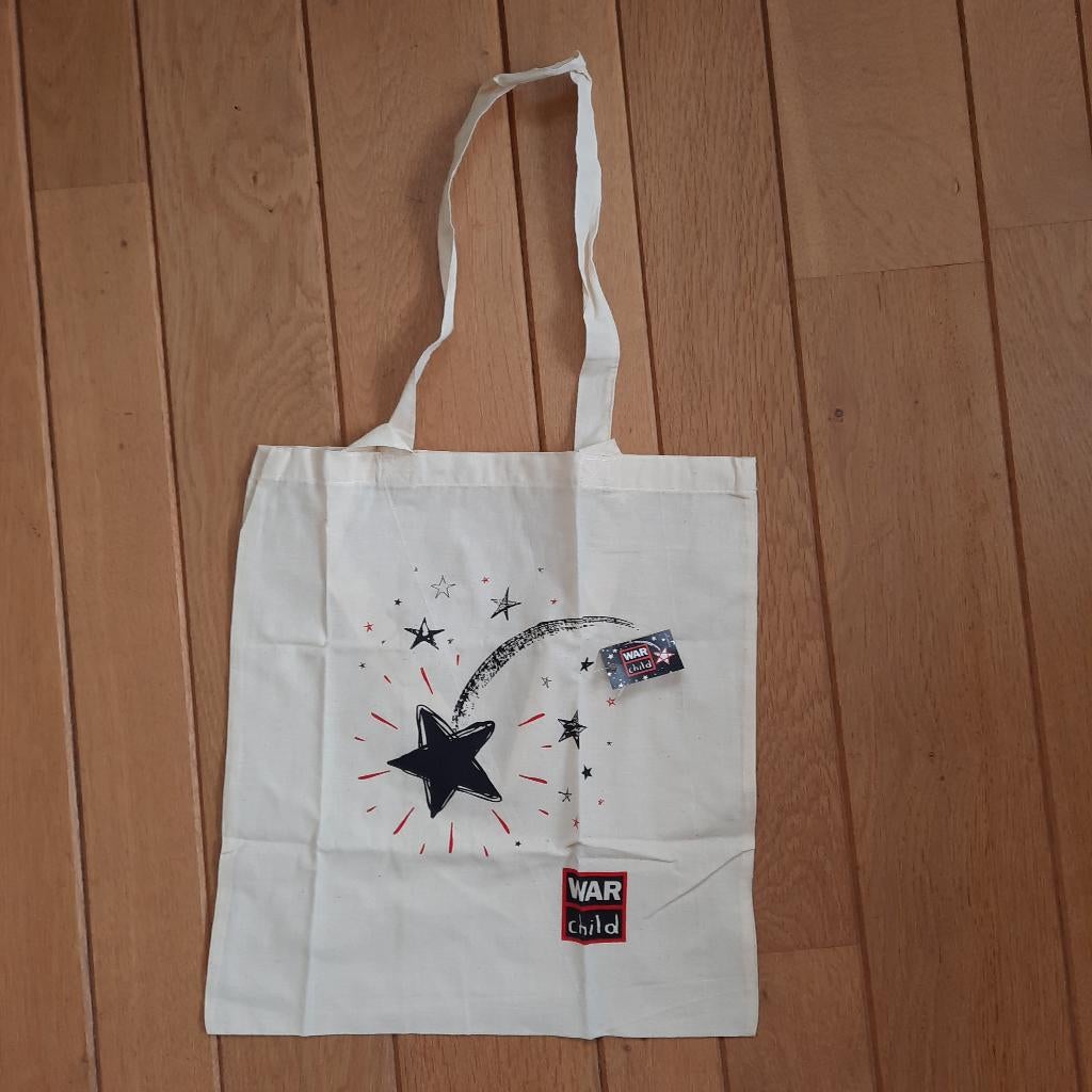 War Child tas katoen - nieuw -, Ophalen of Verzenden, Nieuw, Beige