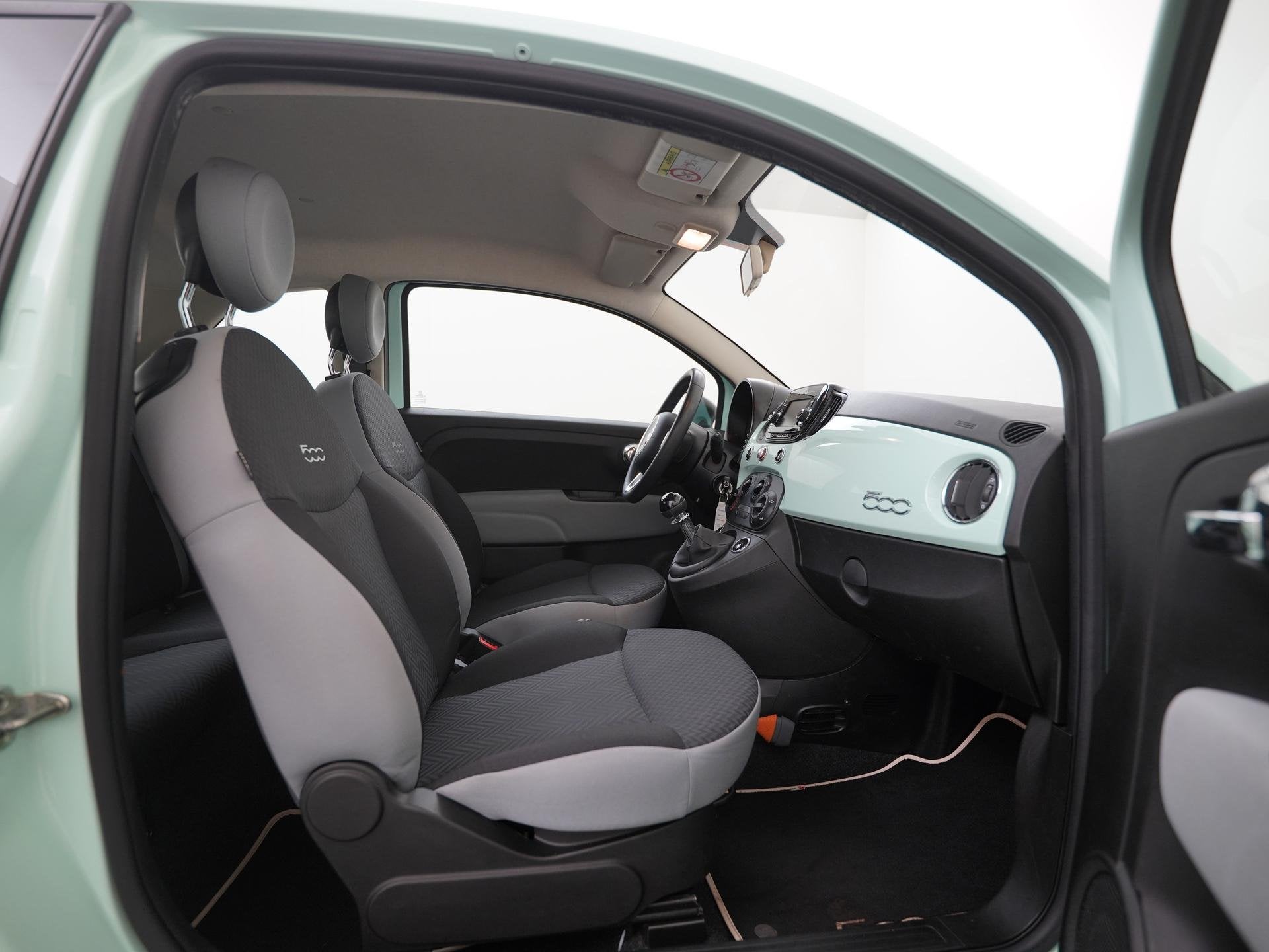 Fiat 500 0.9 TwinAir Turbo Popstar | Airco | Lichtmetalen Ve, Voorwielaandrijving, 12 maanden, Stof, Gebruikt