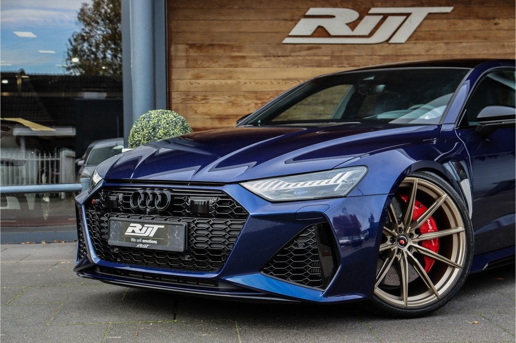 Audi RS7 4.0 V8 TFSI quattro *Dynamic Plus/4ws/Ceramic/Carbo, Auto's, Audi, Automaat, Gebruikt, Parkeersensor, Bedrijf